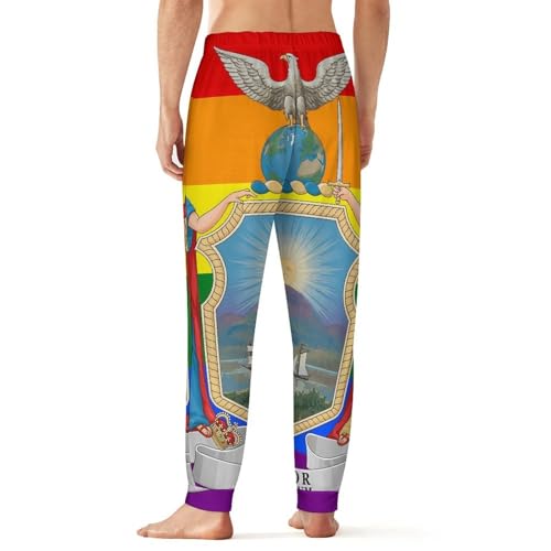 LGBTQ New York State Flag Breathable Mens Pajama Pants Lounge Sleep PJ Bottoms Sleepwear Jogger2