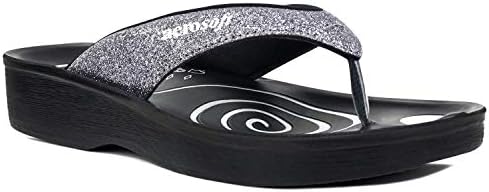 Aerosoft - Women's Orthotic Arch Supportive Flip Flops Sandals (US 09, Grey) | Image 7
