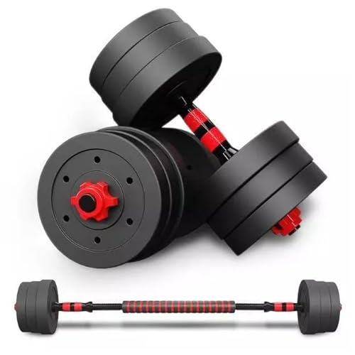 20kg Adjustable Dumbbell Barbell Kettlebell Set – 6-in-1 Strength Training Free Weights – Home Gym Equipment for Muscle Building & Full-Body Workouts - Image 2