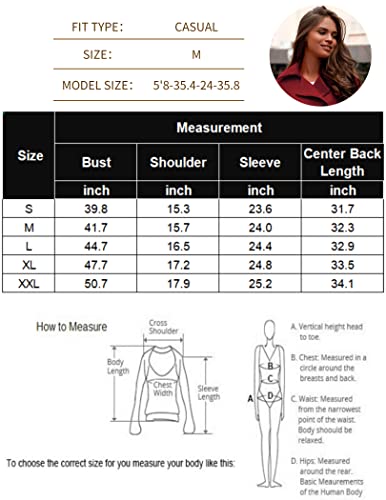 image for Zeagoo Womens Coat Basic Essential Winter Warm Wool Blend Coats Lapel 