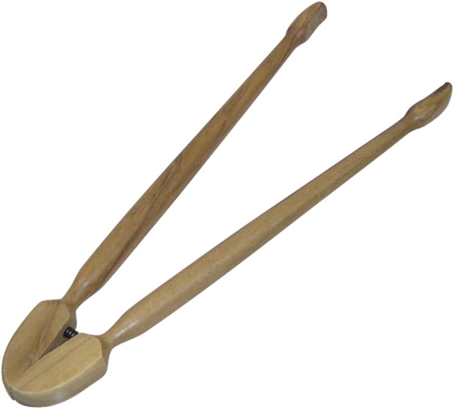 52175 French Olive-Wood Handcrafted Tongs
