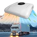 Universal Rooftop AC Unit RV 24V Air Conditioner with Heat for Camper, 12 Volt DC Air Conditioner Heater Combo, Quiet A/C Unit 2 in 1 Heating Cooling for Truck Trailer Boat Motorhome Tractor Caravan