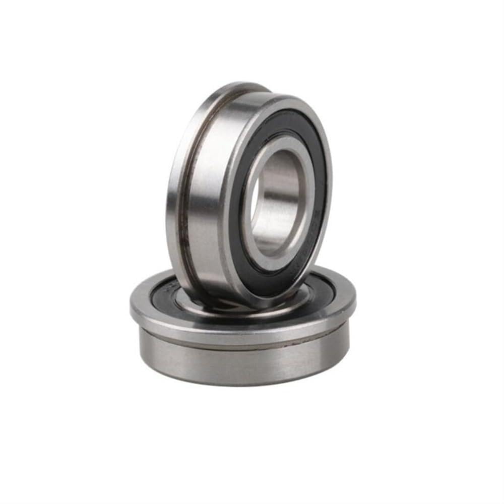 SHAFACIAL Deep groove ball bearings 2PCS F6800ZZ F6802 F6803 F6804 F6805 ZZ 2RS Ball Bearing Thin wall Deep Groove Ball Bearing Bimetal Cover(RS,F6805 25x37x7 2PCS)