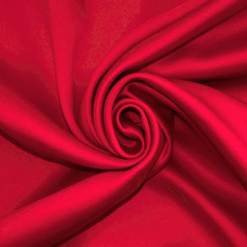 RayyanLinen Readymade Blackout Thermal Eyelet Ring Top Pair of Curtains Including 2 Tiebacks (RED, Width 46" x Drop 72") - Image 2