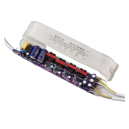 Led inteligente atenuación infrarroja unidad segmentada fuente de alimentación control remoto temperatura de color atenuación lámpara de techo rectificador de ciudad ( Color : 20 40W4 drivers )