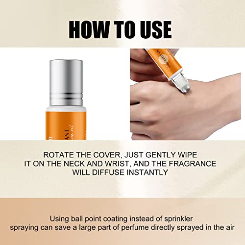 Sweetshion Women Eau De Parfum Men Long Lasting Essential Oil - Natural Pheromone Roll-On Perfume 10Ml, Gift For Your Lover #TOP5