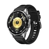 HUAWEI WATCH GT 6 46mm スマートウォッチ 1.47インチ大画面 最長21日間バッテリー ゴルフ/サイクリング/登山 スポーツモード100種類以上 GPS搭載 情緒/健康モニタリング iOS & Android対応 ブラック