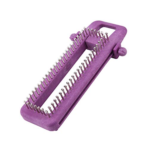 Adsire Tear de Tecelagem Manual de Plástico: Tear Ajustável para Meias, Cachecol, Chapéu e Outros Ar