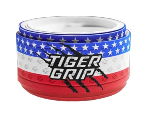 Tiger Grips Baseball Softball Bat Grip Tape - 1.1mm - USA Flag (Red,White,Blue)