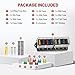 RED WOLF Car 8-Way Blade Fuse Block Box Standard Circuit Fuses for Boat Marine Auto RV Car Trailer Truck SUV Power Distribution Panel Damp-Proof Cover DC 10-32V, Waterproof