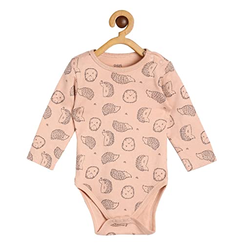 Image of miniklub Baby Round Neck Full Sleeve Knitted Cotton Body Suit, Pack of 3 (Multi Color)