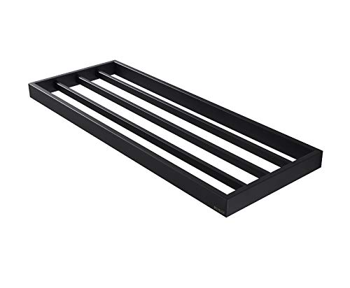 Buvelot Lavatory Bath Towel Shelf,Minimalist Towel Rack For Bathroom,Wall Mounted And Modern Hotel Style With Towel Bar (Single Towel Rack, Matte Black, 073090-Mb Ler Series) #TOP1
