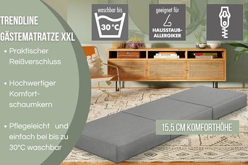 Badenia Trendline faltbare Gästematratze aus Polyester