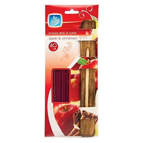 Pan Aroma Apple & Cinnamon Incense Sticks & Holder 40'S Cover