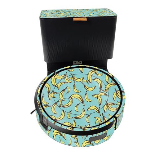 Glossy Glitter Smart Home Skin Compatible with iRobot Roomba J5 Plus - Bananas - Premium 3M Vinyl Protective Wrap Decal Cover - Easy to Apply | Crafted in The USA by MightySkins