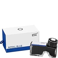 Montblanc Tintenfass Royal Blue 105192 – Hochwertige Tinte in Königsblau im Tintenglas 60ml