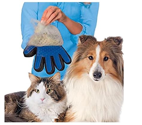 Luva Nano Magnética Tira Pelos Pet Cães Gatos