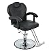 THINK 30 Classic Reclining Barber Chair, Salon Chair for Hair Stylist with Heavy Duty Hydraulic Pump, 360° Rotation, Tattoo Chair Shampoo Beauty Salon Equipment, Max Load Weight 330 Lbs, Black