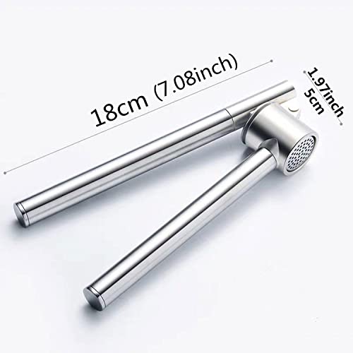 Miyutu Garlic Press, Garlic Mincer, Detachable Design Easy To Wash Garlic Crusher & Peeler Set #TOP1