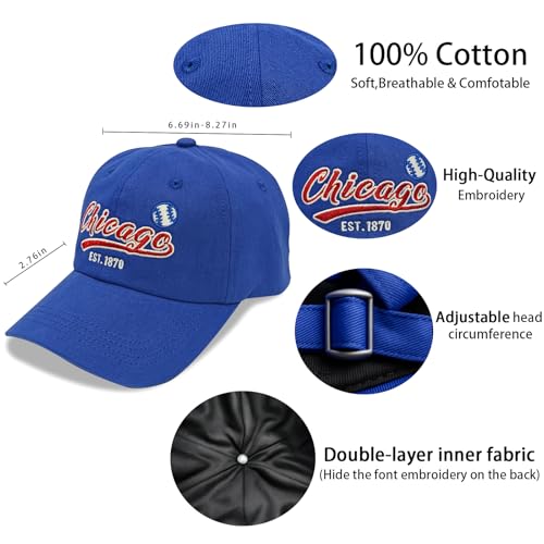 Image of Cap Hat Classic Vintage Embroidered Hat Cap for Men Women Teenager Cap Adjustable