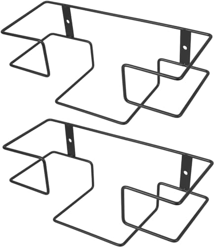 2個 壁 マウント グローブ ボックス 金属 ワイヤー ティッシュ ボックス ラック 吊り下げ フェイシャル ティッシュ ブラケット 用 バスルーム キッチン ガレージ オフィス