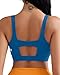 RUNNING GIRL Sports Bras for Women High Support,Molded Cups High Impact Sports Bra for Women Large Bust(3050_Dark Blue_S)