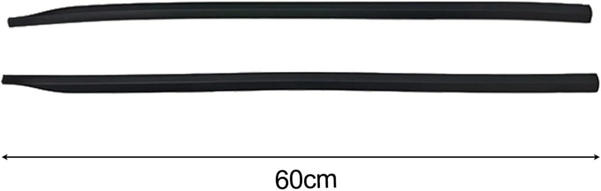 2pcs Car Front Windshield A-Pillar Rubber Seal Strip For LC250 Soundproof Sealing Strips Anti-Creak