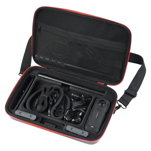 UTEBIT Carrying Case for Insta360 X5 Accessories, Black