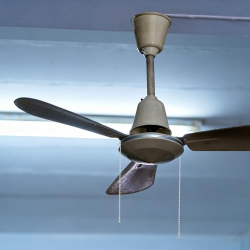 Extensor de cadena para ventilador de techo de metal ajustable con conectores pack de 2 unidades 6