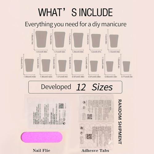 Image of Red Press on Nails Flower Fake Nails Duck Nail Press ons with Diamond Design French Tip Glue on Nails Reusable Artificial Acrylic Glossy Full Cover Stick on Nail for Women Manicure 24Pcs