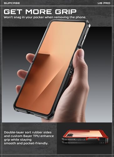 Image of SUPCASE for Samsung Galaxy Z Flip 7 Case with Built-in Kickstand, Ruddy