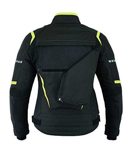 LOVO - Chaqueta Moto Mujer 4 Estaciones Tricapa Corta - Cazadora Moto Mujer para Verano e Invierno - Estilo Deportivo y Alta Resistencia - Ropa Moto Mujer Cómoda para Todas las Estaciones