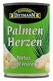 Feinkost Dittmann Palmen Herzen natur mild würzig, 6er Pack (6 x 220g)