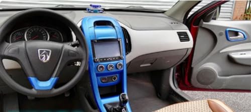 Image of WALLMATE Carbon & Matellic Wrap Sheet Roll Film Sticker Decal Waterproof Car Styling Wrap Auto Vehicle Accessories (12X100 Inch, 3D Blue Fiber Carbon)
