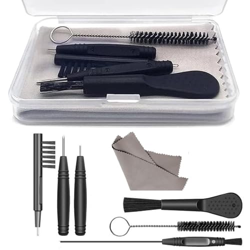 Hearing Aid Cleaning Kit – 8-in-1 Complete Care Set with Brush, Pick, Vent Cleaner, Wipes & Storage Case for Earbuds, Earphones & Hearing Aids