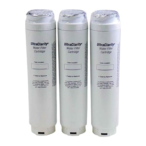 Image of Bosch 11048053 Refrigerator UltraClarity Water Filter (3 Pack) (BORPLFTR10, BORPLFTR30, RA450010, REPLFLTR10, REPLFLTR30)