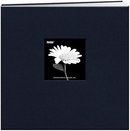 Pioneer Album Foto 12x12 Pollici Con Copertina In Stoffa - Verde Salvia, Legatura A Messaggio