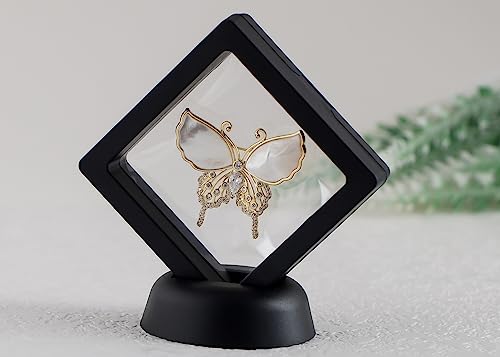Image of Alilang Sparkling Zircon Seashell Butterfly Brooch Pin With Crystal Rhinestones For Wedding Party