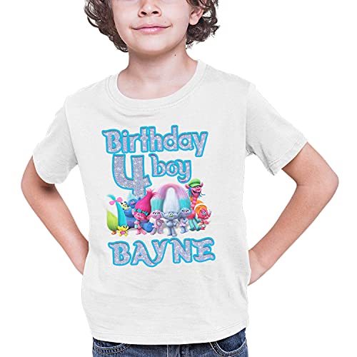 Family Personalized Shirts for Troll Birthday Theme4