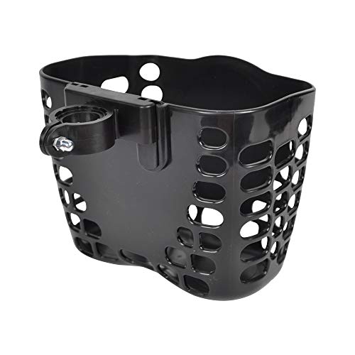 CHILDHOOD Scooter Basket Kids Bicycle Basket Handlebar Basket for Boy & Girl (Black)