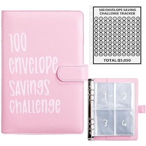 AASLOB 100 Envelope Money Saving Binder Cover