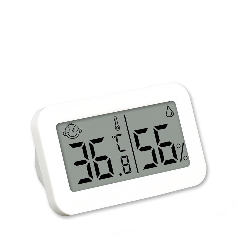 1PCS Rectangular Temperature Tester -for Home & Outdoor Applications，White