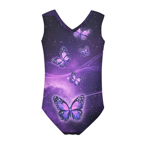 Image of Mumeson Girls One Piece Swimsuits Lightweight V-Neck Swimwear Bathing Suits for Little Girls 3-14 Years