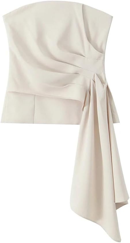 Women's Two-Piece Solid Color Tight-Fitting Top High Waist Side Pocket Flared Pants Suit