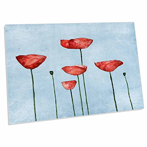 Alfombrilla de escritorio floral 3dRose 23x16 pulgadas