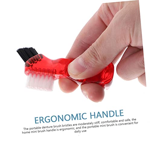 Brosse prothèse dentaire et mini brosse dentier portable Yardwe - 7