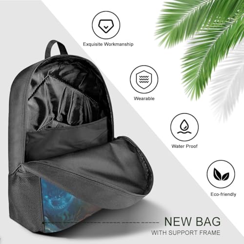 Dragon Backpack 17 inch Cartoon Dragon Backpack Large Capacity3