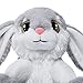 Nleio 2 Peices Bunny Stuffed Animals, 8.5 Inches Plush Bunny with Floppy Ears, Super Soft Rabbit Plush Toy, Cute Stuffed AnimalGift for Age 1 to 14 Years Old Baby Girls Boys Companion (Pink + Gray)