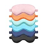 Silk Satin Eye Mask Color Assorted 6-Pack Smooth Sleeping Mask Eye Shade - Image 2