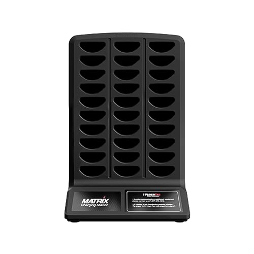 PagerTec Matrix Stand Alone Pagers Charging Station, Rapid Charging System for Pagers (30 Pagers Charging Slots)